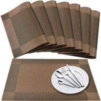 Mantel individual de PVC lavable con aislamiento antideslizante, resistente al desgaste, lavable, resistente al calor, fácil de almacenar, 45x30 cm - details 0