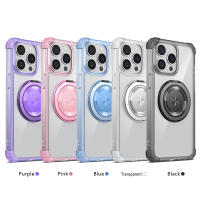 KEYSION-funda transparente para iPhone, carcasa con soporte de anillo magnético para iPhone 15 Pro Max, 15 Plus, 12, 13, 14 Pro Max - details 0