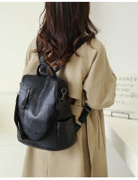 Mochila antirrobo de cuero vintage para mujer, mochila de trabajo de gran capacidad, mochila de hombro informal para mujer - details 20