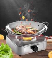Estufa de Alcohol, de acero inoxidable tipo cajón engrosado olla caliente, estufa pequeña y portátil para exteriores, uso doméstico - details 12