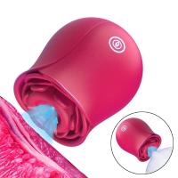 Flor Rosa 2 en 1, estimulador del clítoris del pezón, succión desmontable, potente vibrador Vaginal del punto G, Juguetes sexuales - details 5