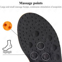 Plantillas de masaje de acupresión para zapatos, calzado deportivo con absorción de golpes, ortopédico eva, cómodo y relajante, cuidado de los pies - details 19