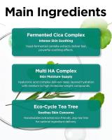 TOCOBO Cica Calming Cream Crema hidratante calmante vegana coreana con cica, ácido hialurónico y árbol de té: ligera y no pegajosa - details 5