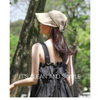 Japanese Bow Sunshade Hat Can Be Tied With A Ponytail In Summer, A Large-Brimmed Sunscreen Fisherman's Hat, Ins Women's Sun Hat - details 0