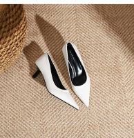 Zapatos de tacón de aguja puntiagudos de charol versátiles clásicos - details 36