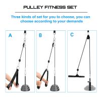 Sistema de máquina de Cable de polea para Fitness, accesorio de gimnasio DIY, Cable ajustable de 2,5 m, brazo de entrenamiento, bíceps, tríceps, equipo de entrenamiento de mano - details 2