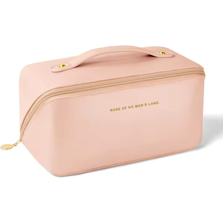 Bolsa de Cosméticos de Viaje de Gran Capacidad, Bolsa de Maquillaje de PU de Primera Calidad, Bolsa de Lavado de Viaje - 1