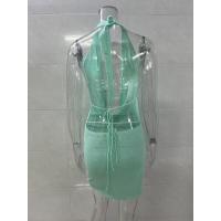 Novedad de verano, falda Sexy de punto con lazo y espalda descubierta para mujer - details 5