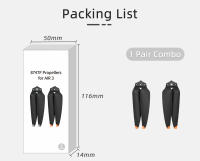 Hélices Duros y Ligeros para Dji AIR 3 Accesorios de Aletas Plegables y de Almacenamiento Compatible con Drones de Cámara Material de Plástico Marca skyarena - details 10