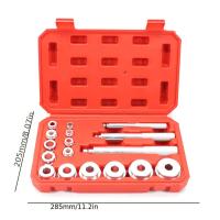 Juego de 17 piezas de Extractor de montaje de rodamiento pequeño, herramientas de montaje y desmontaje de aleación de aluminio - details 1