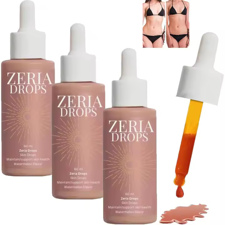 Style Sunless Tanning Drops, Tan Love Drop, Zeria Tanning Drops or Drink, mejora tu tono natural de la piel (3 piezas) - 1