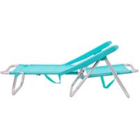 Pack 2 Sillas Playa Plegables |   Ligera Portátil |   Baja y Reclinable de 4 Posiciones |   para Camping, Piscina, Terraza o Jardín Azul - details 12