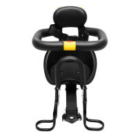 Asiento de Bebé para Bicicleta Montaje Delantero Material de Acero, PVC, Esponja, PC - details 1