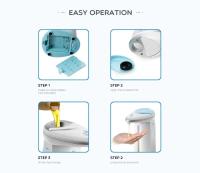 Dispensador automático de jabón líquido de 400ml, champú con sensor inteligente, dispensador sin contacto para cocina y baño, kit de accesorios - details 18