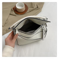 Bolso de mano con patrón de lichi, bandolera de hombro, gran capacidad, geométrico, rompecabezas francés, nuevo - details 19