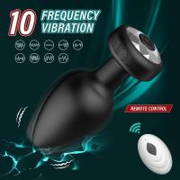Vibrador Anal de 10 velocidades con Control remoto, tapón Anal, masaje de próstata, masturbador femenino, Juguetes sexuales para adultos para mujeres, hombres y Gay - details 1