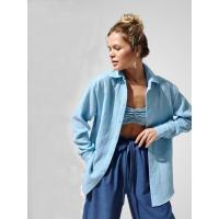 Blusas de manga larga de color sólido para mujer estilo coreano elegante y suelto - details 6