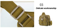 Bolso Táctico Pequeño para Hombres con Correa USB Bolso de Hombro Camuflaje para Escalar al Aire Libre Bolsas de Mensajero Deportes de Ocio Impermeables - details 14