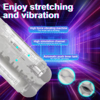 Telescopic Masturbator Automatic Vibrator Real Vagina Penis Blowjob Pocket Pusssy Sucking Masturbation Cup Sex Toy for Men Adult - details 5