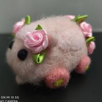 Juguete de fieltro Pui Molcar terminado, Animal bonito creativo, muñeco de juguete hecho a mano, juguete de fieltro de lana, juguete de fieltro de lana DIY, regalo para niños - details 38