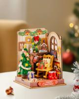 Robotime Rolife Mini Casa de Hogar Decoración de Hogar de Navidad Modelo de Rompecabezas de Madera DIY 3D Coleccionables de Juguetes y Juegos - details 4