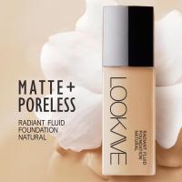 Base de Maquillaje Mate Duradera Cubierta Completa Hidratante y Corrector Tono Dark Beig W4H2 - details 6