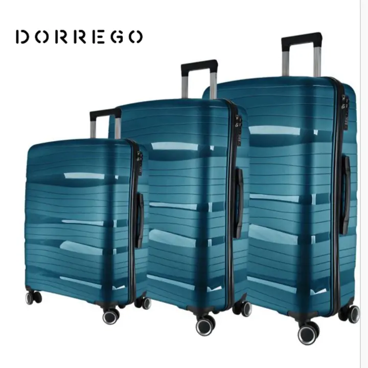 Conjunto de Maletas 3 Piezas Viaje Rígida Cerradura Antirrobo Ruedas Silenciosas - 1