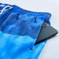 Pantalones cortos de playa a rayas, traje de baño a la moda para hombre, pantalones cortos para tabla de surf, ropa interior para gimnasio, pantalones deportivos, ropa interior para hombre, traje de baño, ropa de playa - details 5