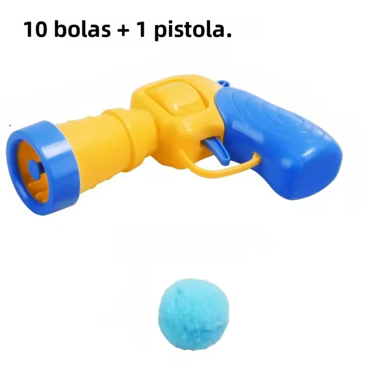 Juguete Para Gatos Con Bolas De Colores Y Lanzador De Bolas Juguete De Peluche Para Entrenamiento Y Juego En Casa Para Gatos Domésticos - 1