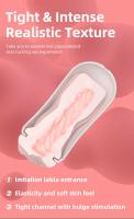 DRYWELL -  Masturbador masculino Copa Juguetes sexuales Vagina realista para hombres Silicona suave Hombres Masturbación Productos sexuales - details 2