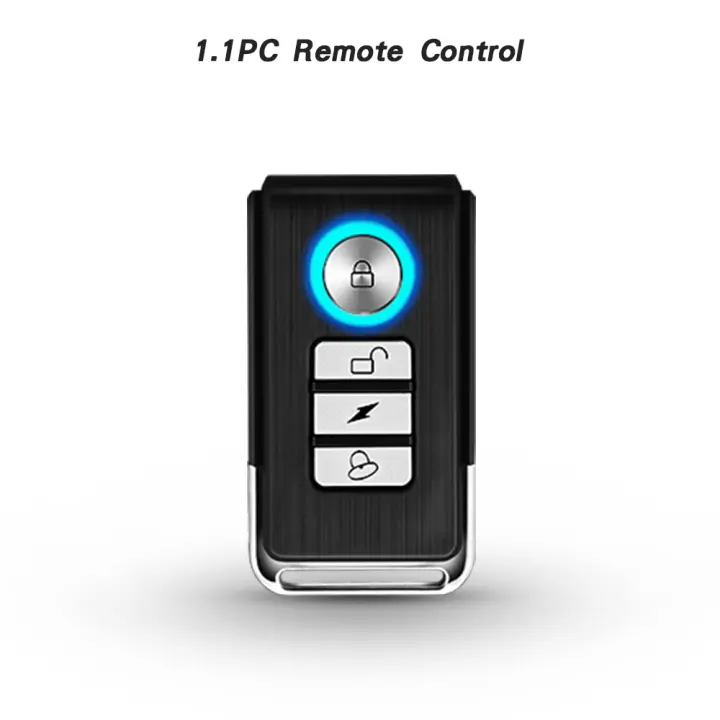 Luz de Alarma para Motocicleta Anchtek con Sensor de Frenos Automáticos Carga USB Control Remoto Inteligente para Bicicleta Antirrobo - 1