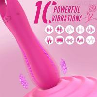 10 modos punto G consolador vaginal vibrador clítoris pezones estimulador masturbador femenino juguete sexual adulto para mujeres - details 1