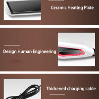 Alisador de Cabello Kemei Placa de Calentamiento Cerámico de Turmalina Pantalla LCD - details 5