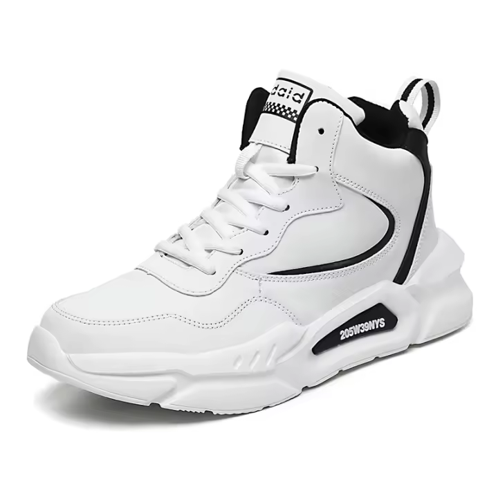 Zapatillas altas de marca para hombre, zapatos de baloncesto antideslizantes a la moda para niños, zapatos de tenis para deportes al aire libre, cómodas zapatillas de deporte para parejas - 1