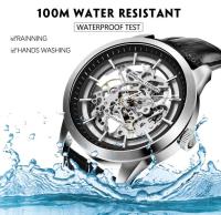 Reloj de Lujo de Negocios PAGANI DIZAINE Reloj Mecánico Automático Diseño de Esqueleto de Cuero - details 6