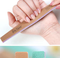 Arte Clavo-limas de uñas profesionales de doble cara, papel de lija lavable, pulidor de manicura, herramienta de Arte de uñas, 100/180, 3 unidades por lote - details 7