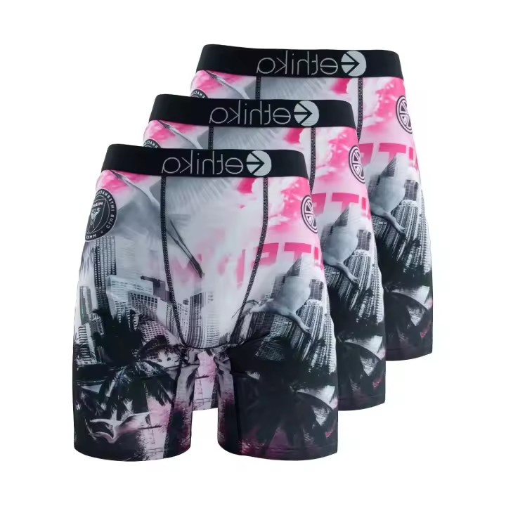 3 uds ETHIKA ropa interior Sexy Boxers estampado de moda calzoncillos de hombre bragas transpirables de verano gerie de talla grande calzoncillos Boxer para hombre - 1