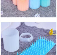 Taza limpiadora portátil para patas de perro: cepillo para mascotas con masaje de silicona sin enjuague, elimina el barro y protege las almohadillas - details 4