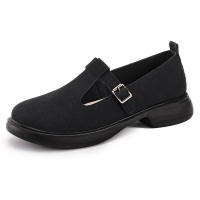 Nuevos zapatos de verano suaves y no cansados ​​para mujer, informales, anchos y cómodos, suela de PU, zapatos para madres de mediana edad y mayores - details 0