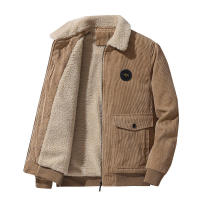 Chaquetas gruesas de lana para hombre, abrigo de PANA con cuello de piel a la moda, prendas de vestir militares informales, novedad de otoño e invierno, 2024 - details 1