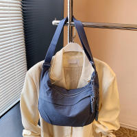 Bolso cruzado minimalista de gran capacidad para mujer, bolso pequeño de hombro para estudiante, bolso de dumplings versátil, nuevo estilo - details 32
