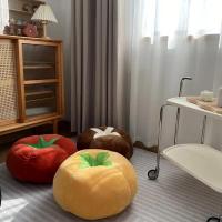 Cojín para sofá, decoración de dormitorio de bayas, estilo Ins, pequeños adornos bonitos de setas y tomates - details 8
