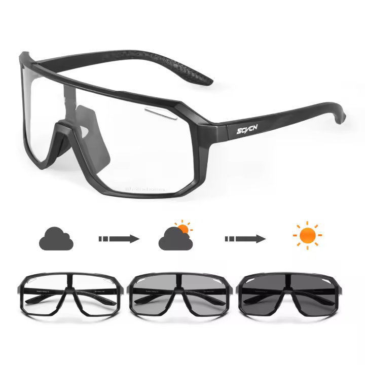SCVCN-gafas de sol de ciclismo para hombre y mujer, lentes de protección UV400 para deportes al aire libre, MTB - 1