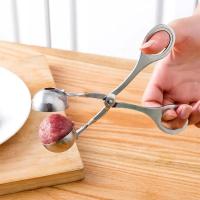 Herramienta de fabricación de bolas de carne, Clip de acero inoxidable, cuchara moldeadora de bolas redondas - details 13