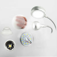 Lámpara de mesa con Clip 2 en 1, luz de escritorio blanca fría ajustable por USB, creativa, para tatuaje de cejas, arte de uñas, belleza, maquillaje y Pesca - details 9