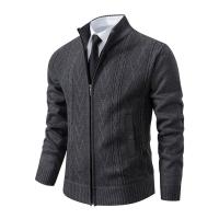 Abrigo informal cálido acolchado para hombres, suéter de punto, otoño e invierno, nuevo, 2024 - details 5
