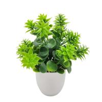 Plantas artificiales con macetas de plástico, vegetación perfecta para el hogar, raciones, escritorio de oficina, sala de estar y cama, 1 ud. - details 1