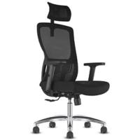 Ajustable, Reposabrazos, Soporte Lumbar, Silla de Oficina con Altura Regulable y Oscilación de - details 1