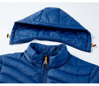 Chaqueta impermeable para hombre, parka gruesa con capucha, informal, ajustada, a la moda, novedad de otoño, invierno, 2023 - details 7