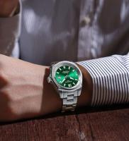 Reloj de Rol para Hombres Funcovnn Premium Automático Mecánico Impermeable de Cerámica Luminosa - details 13